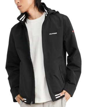 tommy hilfiger black jacket mens