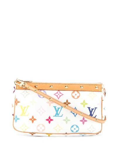 Shop Pre-owned Louis Vuitton Pochette Accessoires Shoulder Bag In White