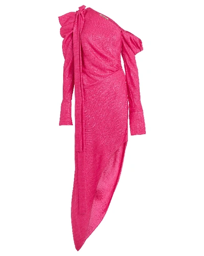 Shop Hellessy Loulou Asymmetrical Dress In Pink