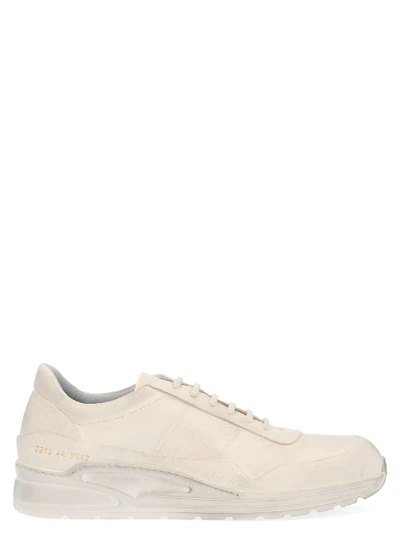 Shop Common Projects Cross Trainer Vintage Sole Shoes In White