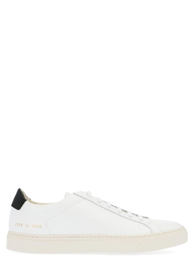 Shop Common Projects Retro Low Shoes In White