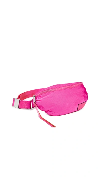 Shop Rebecca Minkoff Nylon Belt Bag In Magenta