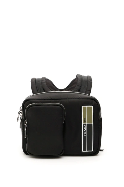 Shop Prada Small Backpack In Nero (black)