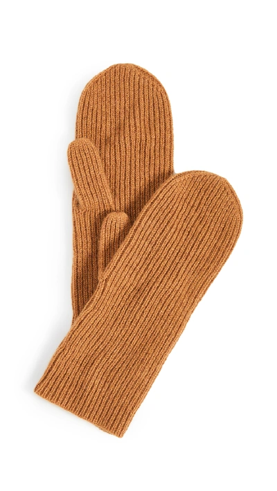 Shop Isabel Marant Chiraz Cashmere Gloves In Camel