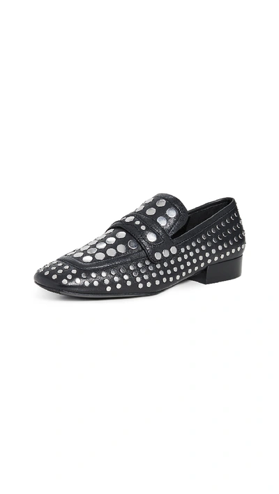 Shop Ash Ono Loafers In Black