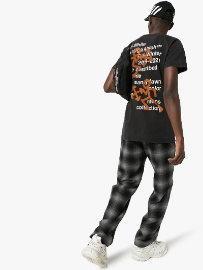 Shop Off-white Pictogram Printed T-shirt In Black