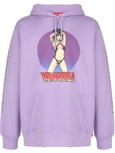 Vampirella Hooded Sweatshirt In Purple
