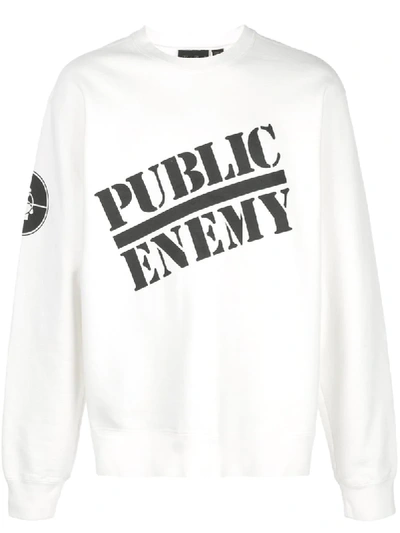 Supreme Public Enemy Sweatshirt In White | ModeSens