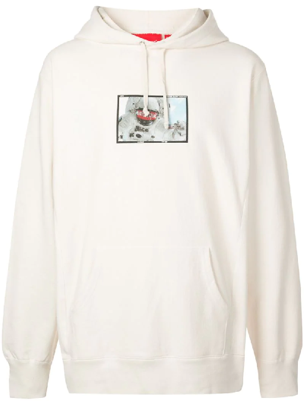 Supreme Astronaut Hooded Sweatshirt In White | ModeSens