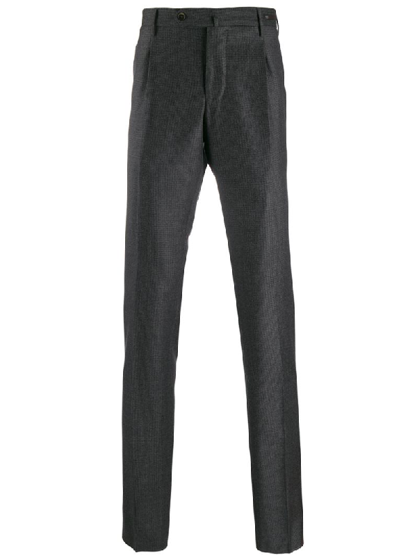 Pt01 Straight Tailored Trousers - Grey | ModeSens