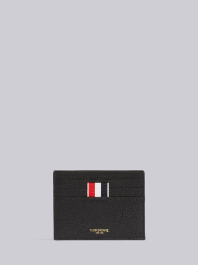 Shop Thom Browne Deerskin Exclusive Note Card Holder In Black