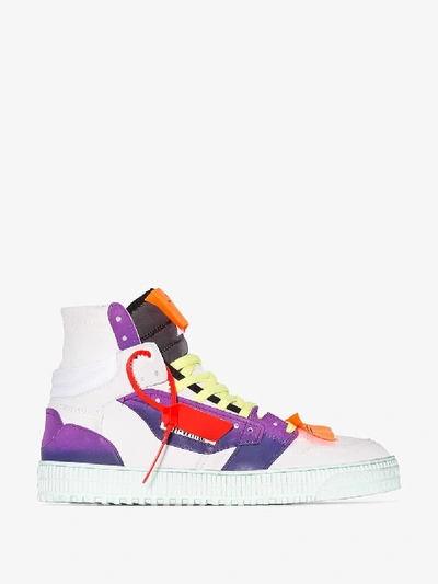 Shop Off-white Multicolour Off-court High Top Sneakers