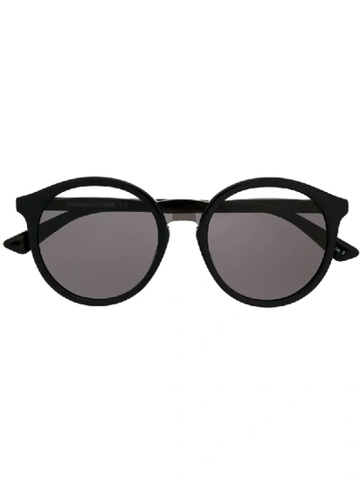 Shop Mcq By Alexander Mcqueen Cutout Lens Sunglasses In Black