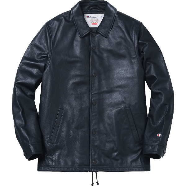 supreme champion leather coaches jacket