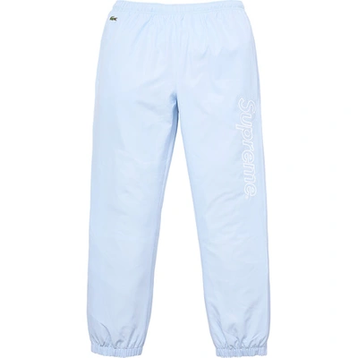 Pre-owned Supreme Lacoste Track Pant Light Blue | ModeSens