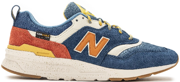 Pre-Owned New Balance 997 Outdoor Pack Blue In Blue/varsity Orange | ModeSens