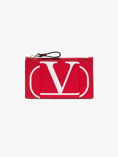 Shop Valentino Clutch Mit Logo In Red