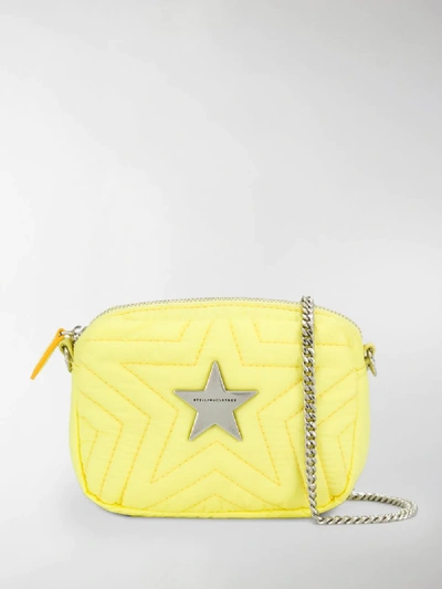 Shop Stella Mccartney Stella Star Crossbody Bag In Yellow