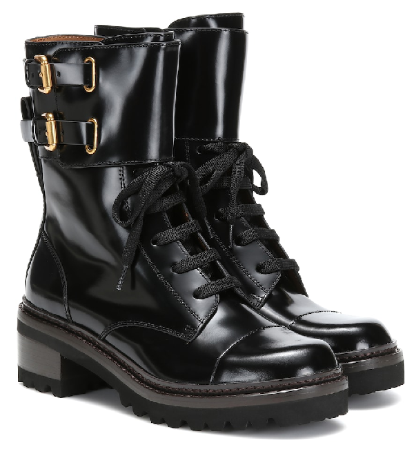 see by chloe biker boots