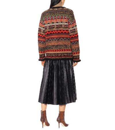 Shop Etro Wool Sweater In Multicoloured