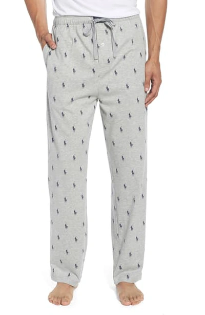 Shop Polo Ralph Lauren Aopp Pajama Pants In Andover Heather
