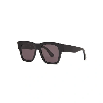 Shop Christian Roth Droner Black Wayfarer-style Sunglasses