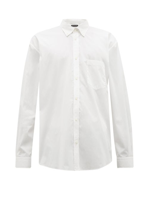 balenciaga button down shirt women's