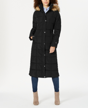 tommy hilfiger maxi puffer coat