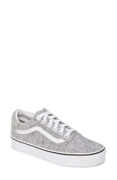 Shop Vans Old Skool Sneaker In Grey/ True White