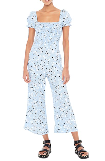 daisy print jumpsuit