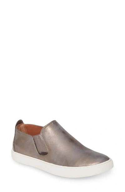 Shop Gentle Souls By Kenneth Cole Lowe Sneaker In Pewter Leather