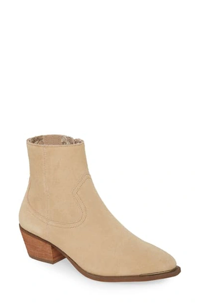 Shop Band Of Gypsies Creed Bootie In Natural Suede