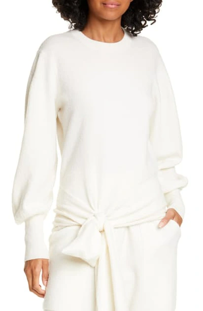 Shop Ulla Johnson Tatiana Merino Wool Sweater In Blanc