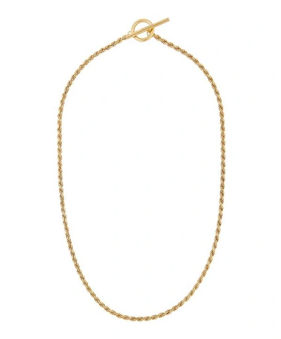Shop All Blues Gold Plated Vermeil Silver Rope Necklace