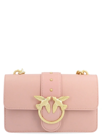 Shop Pinko Mini Love Simply Bag In Pink