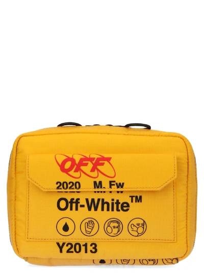 Shop Off-white Industriual Travel Bag In Giallo