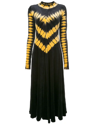 Shop Proenza Schouler Kleid In Batik-optik - Schwarz In Black