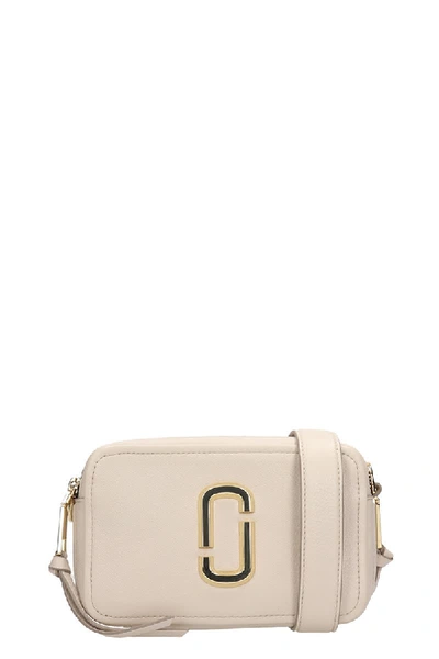 Marc Jacobs Logo Strap Snapshot Small Camera Bag In Beige