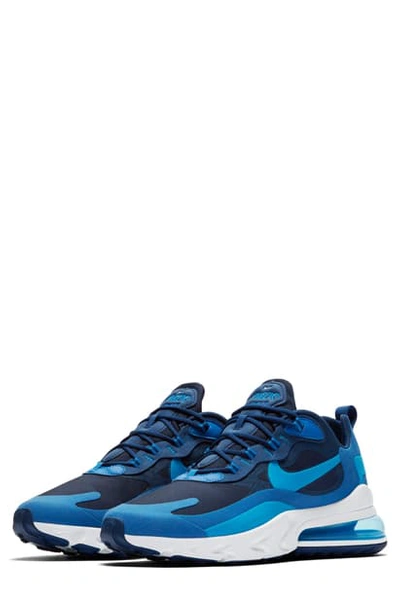 Shop Nike Air Max 270 React Sneaker In Blue Void/ Blue Stardust