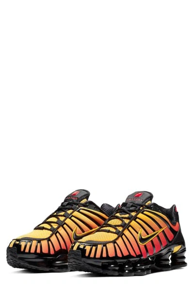 Shop Nike Shox Tl Sneaker In Black/ Amarillo/ Red