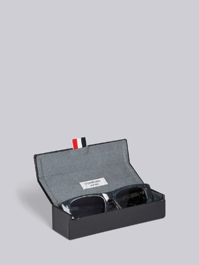 THOM BROWNE EYEWEAR TORTOISE RECTANGULAR EYEGLASSES