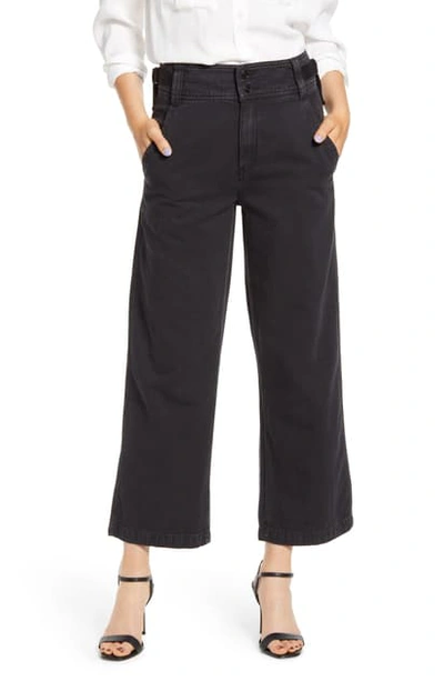 Shop Current Elliott Relaxed Utility Pants In Washed Black