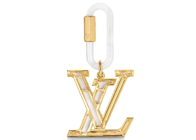 Pre-owned Louis Vuitton Lv Prism Bag Charm Gold