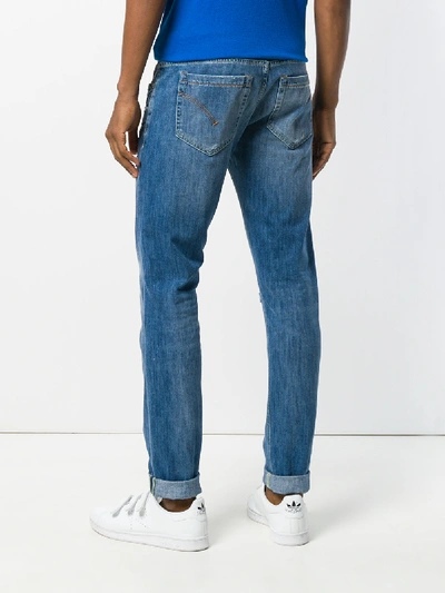 Shop Dondup Cotton George Jeans In Blue