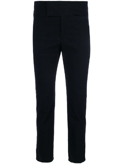 Shop Isabel Marant Ludlow Blend Cotton Trousers In Black