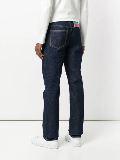 Shop Calvin Klein 205w39nyc Dark Wash Jeans In Blue