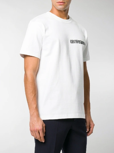 Shop Calvin Klein 205w39nyc Printed T-shirt In White