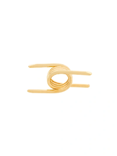 Shop Ambush Barbwire Ring 3 In Gold