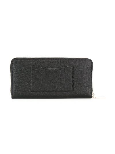 Shop Michael Michael Kors Mercer Leather Wallet In Black