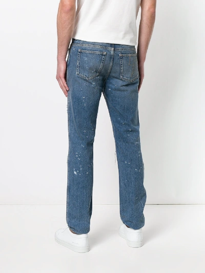 Shop Givenchy Cotton Jeans In Blue